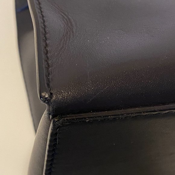 Authentic Balenciaga Mini Padlock Black Leather Cross Body Bag Please read: - Picture 10 of 14